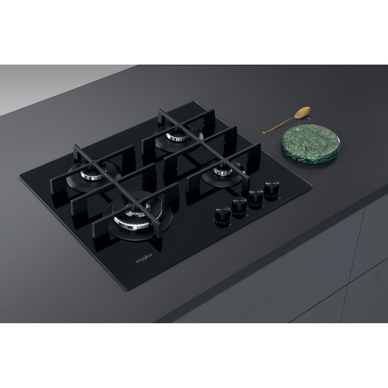 Whirlpool W Collection GOWL 628/NB Hob 4 Burners 60cm - Black