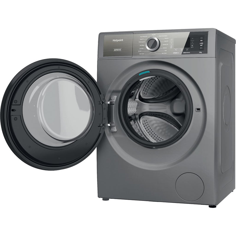 Hotpoint H8 W046SB UK Washing Machine - Silver (Discontinued)