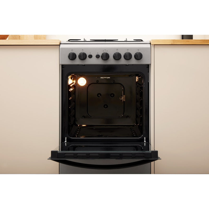 Indesit IS5G1PMSS/UK Cooker - Silver (Discontinued)