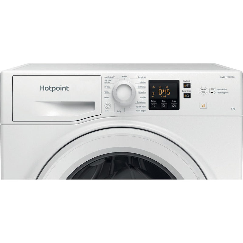 Hotpoint NSWF845CWUKN 8kg Freestanding Washing Machine (Discontinued)