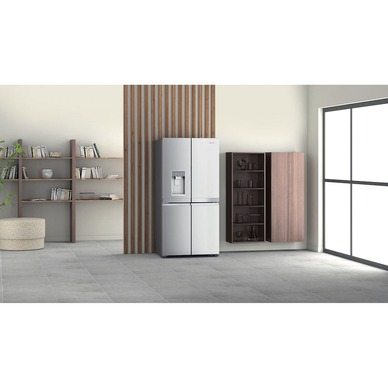 Hotpoint Active 4 Door HQ9I MO1L UK Fridge Freezer - Stainless Steel (Discontinued)