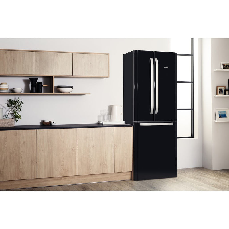 Hotpoint FFU3D K 1 Fridge Freezer - Black (Discontinued)