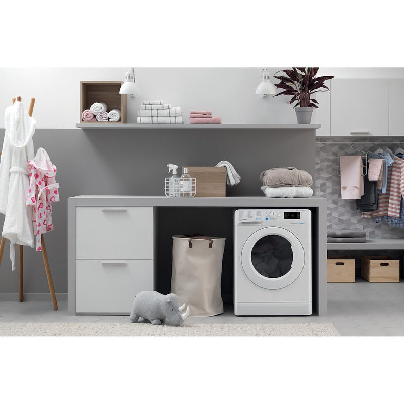 Indesit BDE86436WVUKN 1400 RPM 8KG Wash 6KG Dry Washer Dryer - White (Discontinued)