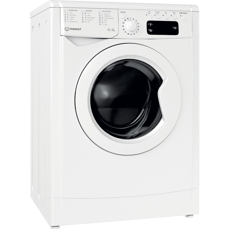 Indesit Ecotime IWDD 75125 UK N Washer Dryer - White 7kg Wash 5kg Dry