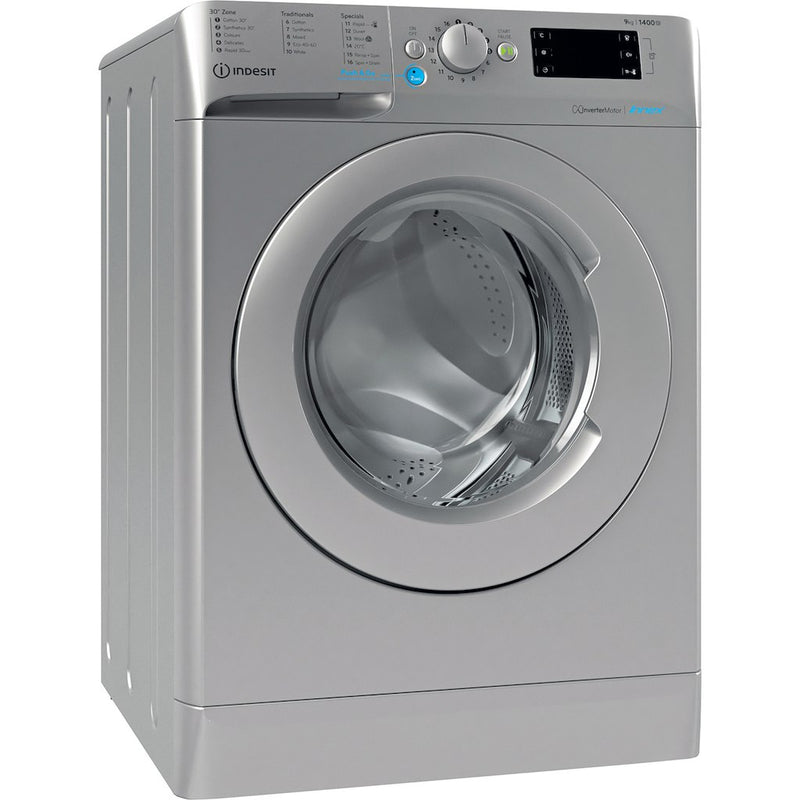 Indesit BWE91496XSUKN 9kg Washing Machine - Silver - A Rated