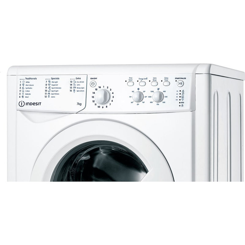 Indesit Ecotime IWC 71252 W UK N Washing Machine - 7kg - 1200rpm - White (Discontinued)