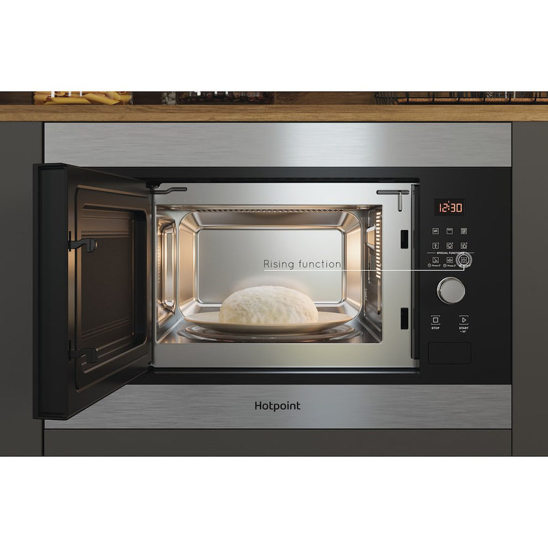 Hotpoint MF20G IX H Built-in Microwave Oven and Grill - Inox (Discontinued)