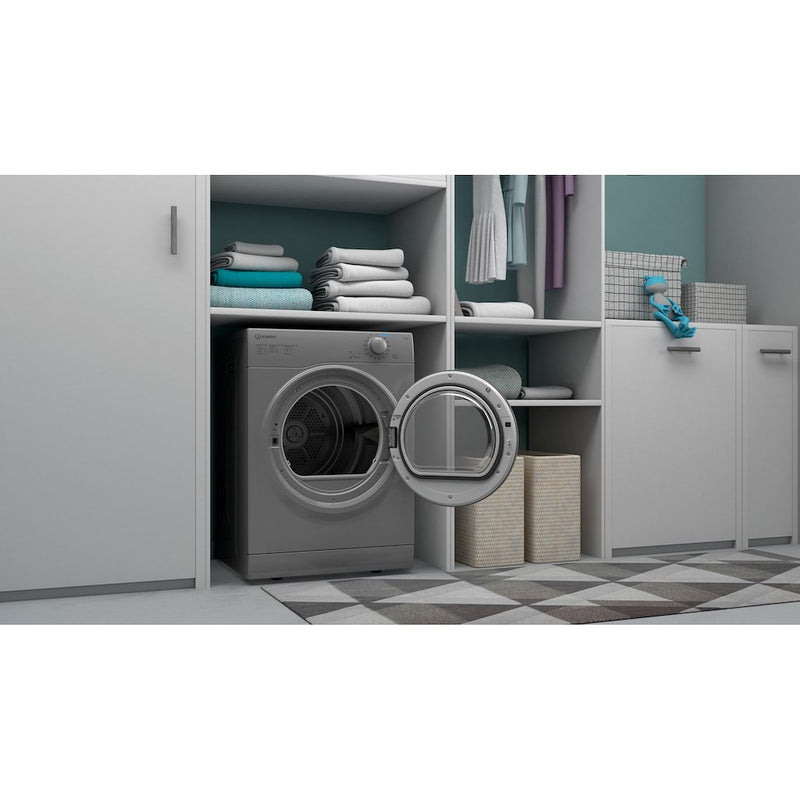 Indesit I1 D80S UK Tumble Dryer - Silver (Discontinued)