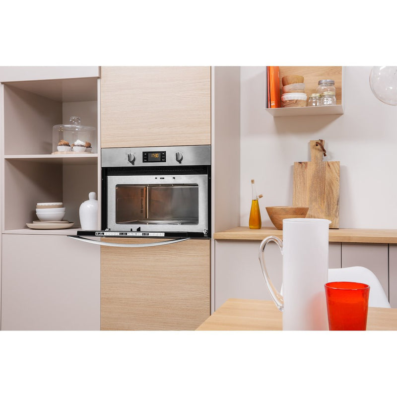 Indesit Aria MWI 3443 IX Built-in Microwave in Stainless Steel (Discontinued)