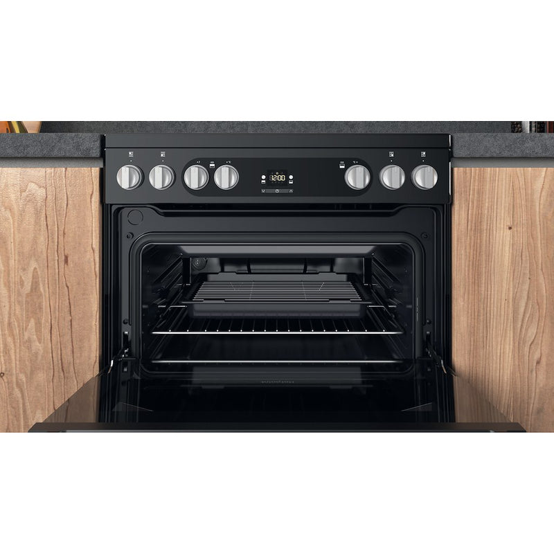 Hotpoint HDM67V9HCB/U Electric Double Cooker - Black (Discontinued)