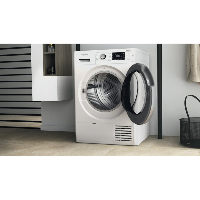 Whirlpool Heat Pump Tumble Dryer: Freestanding, 9kg - FFT M22 9X2B UK (Discontinued)