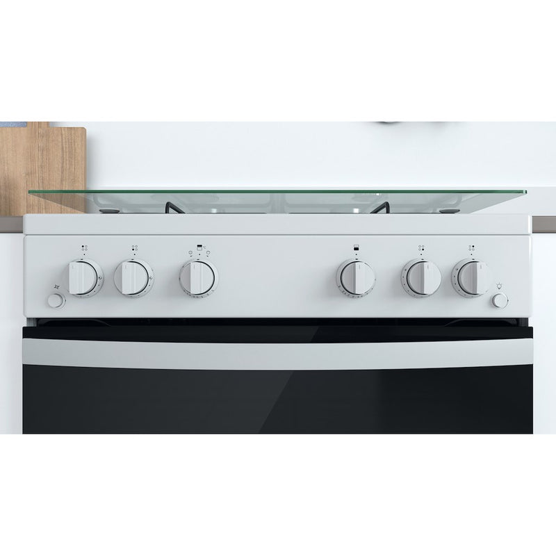 Indesit ID67G0MCW/UK Double Cooker - White (Discontinued)