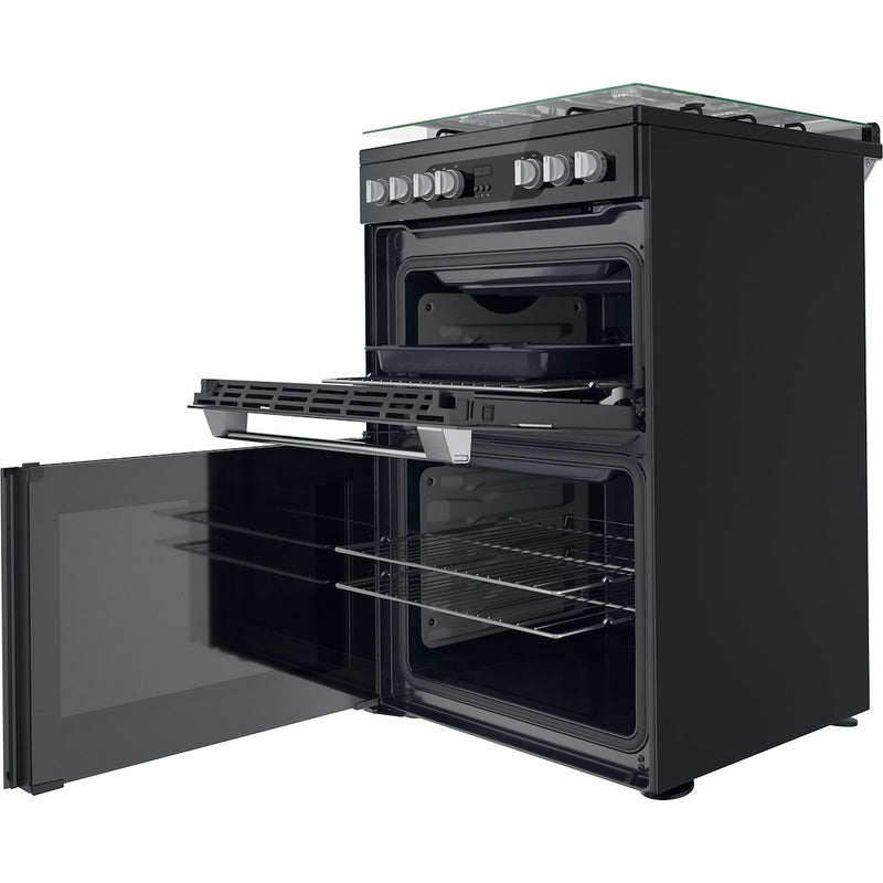 Hotpoint HDM67G9C2CSB/UK Dual Fuel Double Cooker - Black (Discontinued)