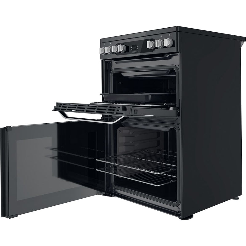 Hotpoint HDM67V9HCB/U Electric Double Cooker - Black (Discontinued)