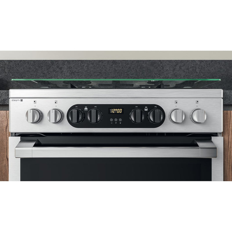 Hotpoint HDM67G8C2CX/UK Double Cooker - Inox (Discontinued)