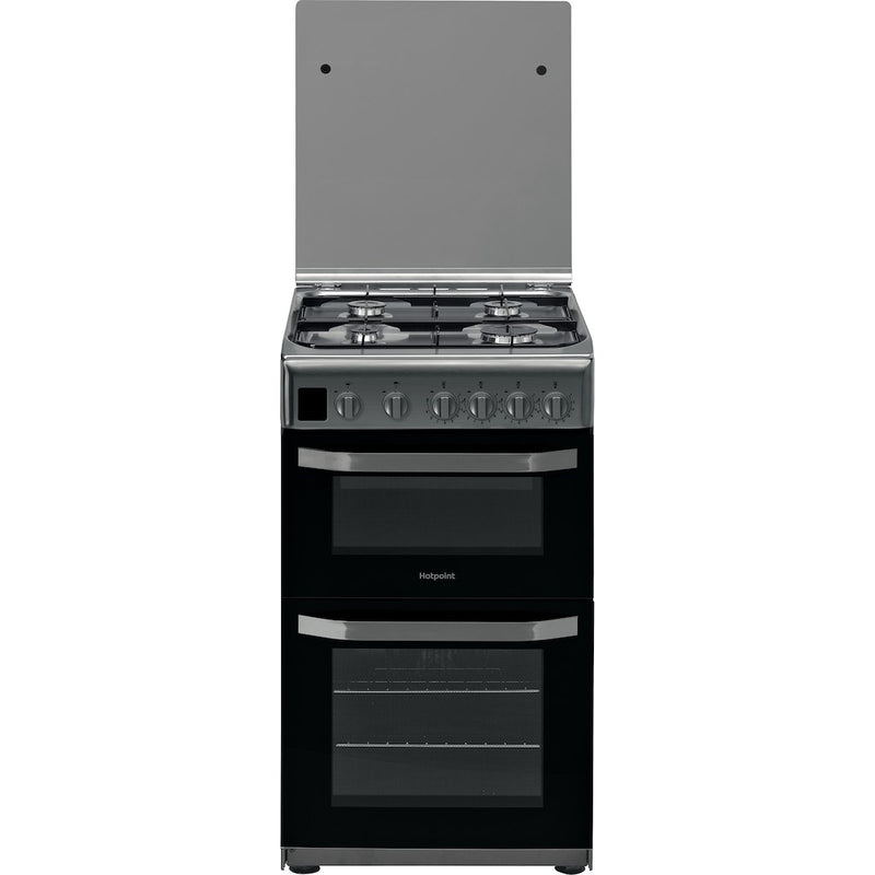 Hotpoint HD5G00CCX/UK Gas Cooker - Stainless Steel