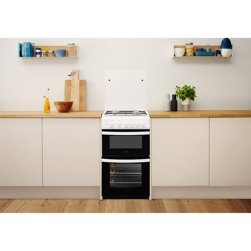 Indesit ID5G00KMW/UK /L Cooker - White (Discontinued)
