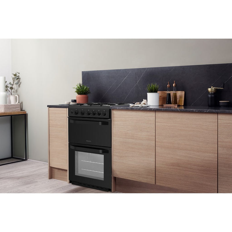 Hotpoint HD5G00KCB/UK Cooker - Black (Discontinued)