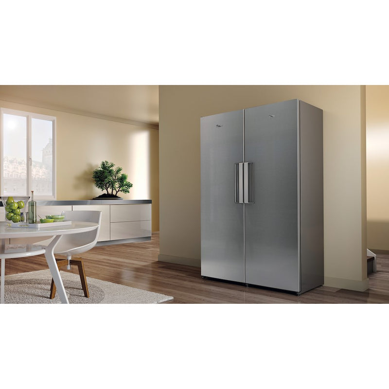Whirlpool SW8 AM2C XARL 2 Larder Fridge 350L - Stainless Steel (Discontinued)
