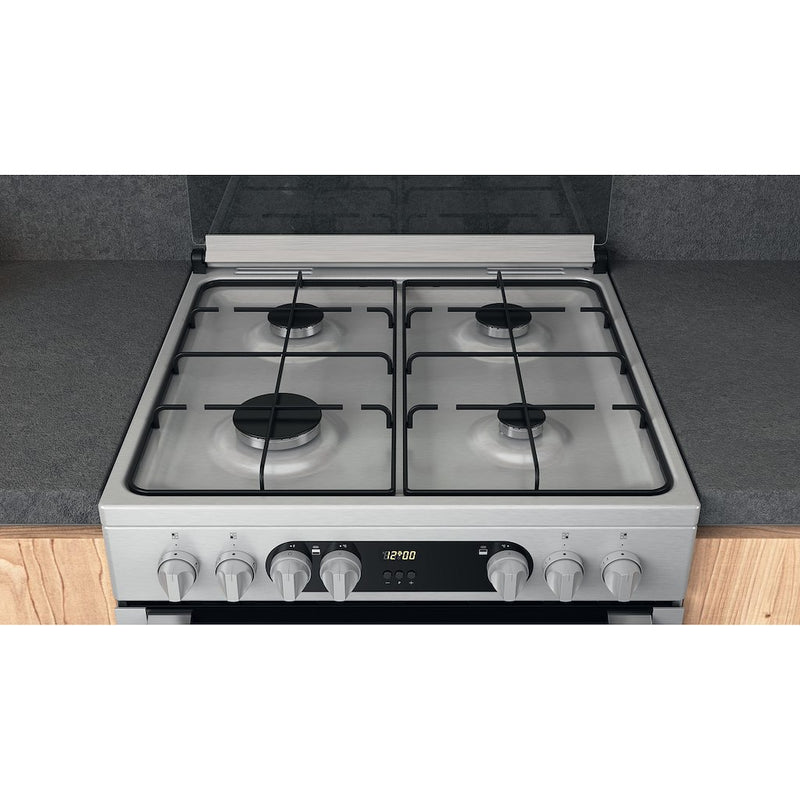 Hotpoint HDM67G9C2CX/U Electric Dual Fuel Cooker Double Cooker - Inox (Discontinued)