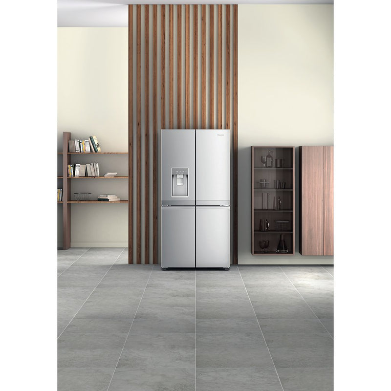 Hotpoint Active 4 Door HQ9I MO1L UK Fridge Freezer - Stainless Steel (Discontinued)