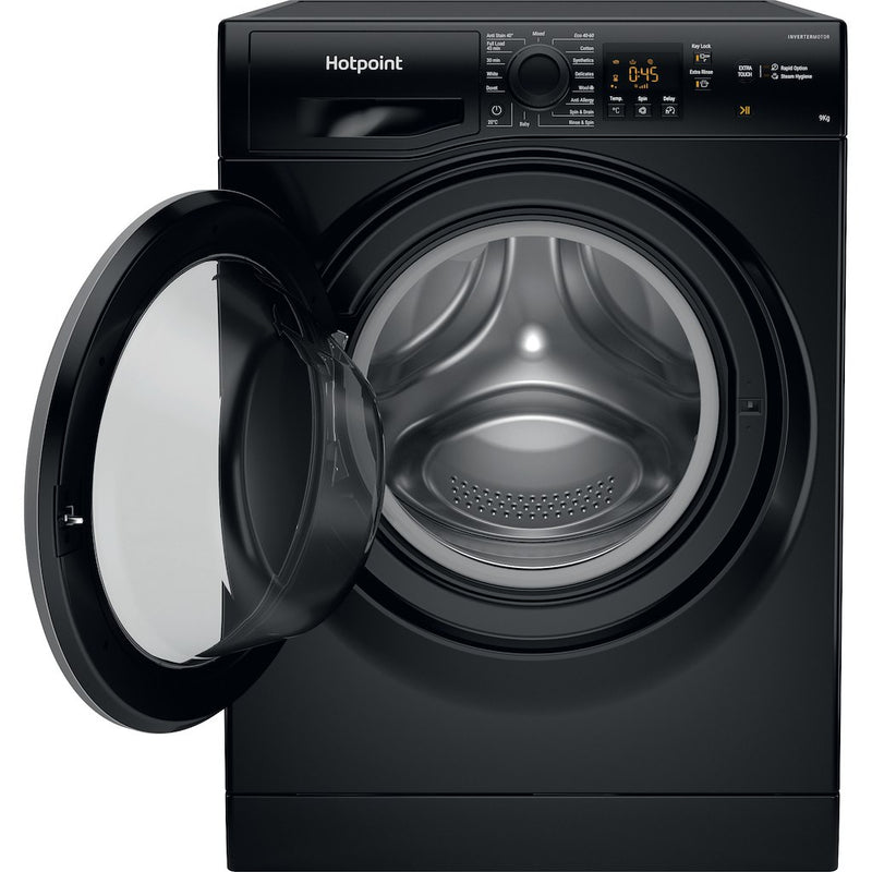 Hotpoint NSWF 944C BS UK N Washing Machine - Black (Discontinued)