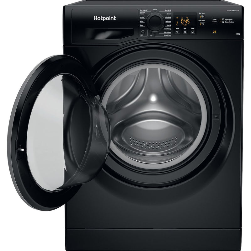 Hotpoint NSWM1045CBSUKN Freestanding Washing Machine Black 10KG (Discontinued)