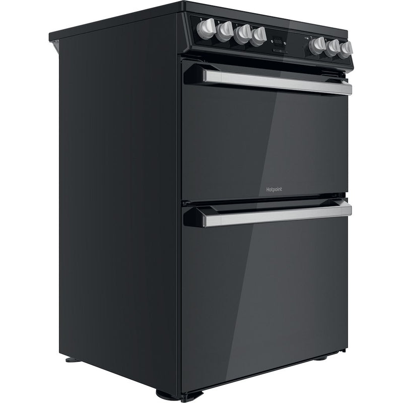 Hotpoint HDT67V9H2CB/UK Ceramic Double Cooker - Black (Discontinued)
