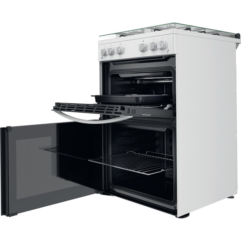 Indesit ID67G0MCW/UK Double Cooker - White (Discontinued)