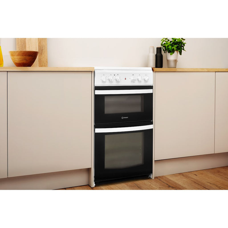 Indesit ID5V92KMW/UK Cooker - White (Discontinued)