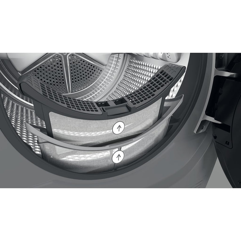 Hotpoint H8 D94SB UK 9kg Heat Pump Tumble Dryer - Silver (Discontinued)