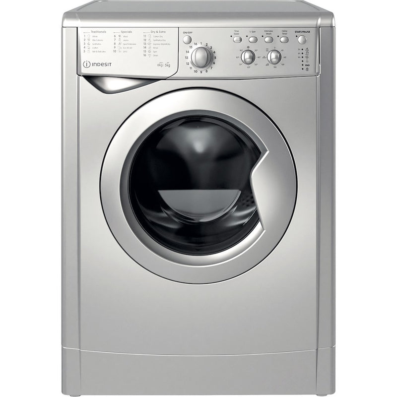 Indesit Ecotime IWDC 65125 S UK N Washer Dryer - Silver (Discontinued)