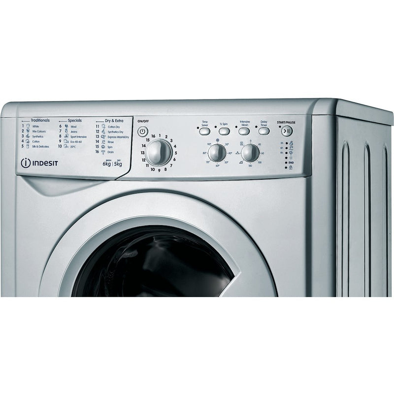 Indesit Ecotime IWDC 65125 S UK N Washer Dryer - Silver (Discontinued)