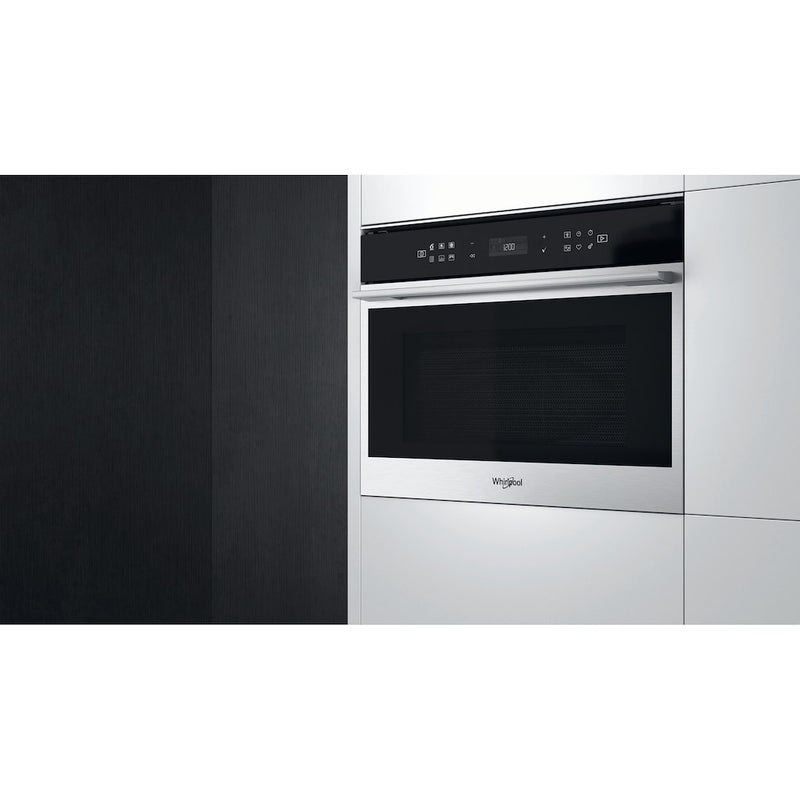 Whirlpool W Collection W7 MW461 UK Built-in Microwave Oven - Stainless Steel (Discontinued)
