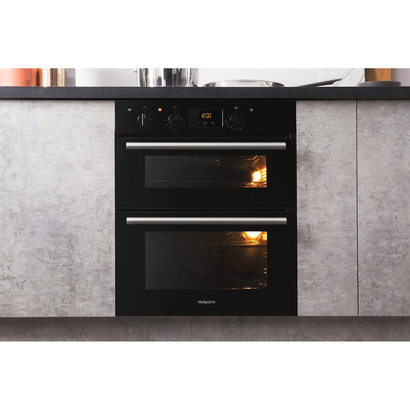 Hotpoint Class 2 DU2540 BL Built-in Double Oven - Black (Discontinued)