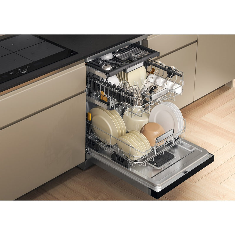 Whirlpool Dishwasher: in Stainless Steel - W7F HS51 AX UK