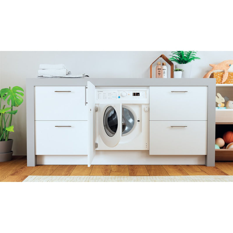 Indesit BI WDIL 75125 UK N Integrated Washer Dryer 7kg Wash 5kg Dry (Discontinued)
