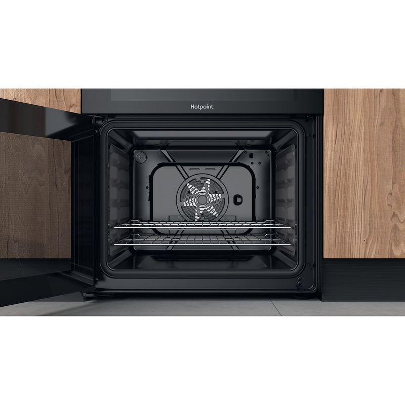 Hotpoint HDM67V92HCB/UK Electric Ceramic Double cooker - Black (Discontinued)