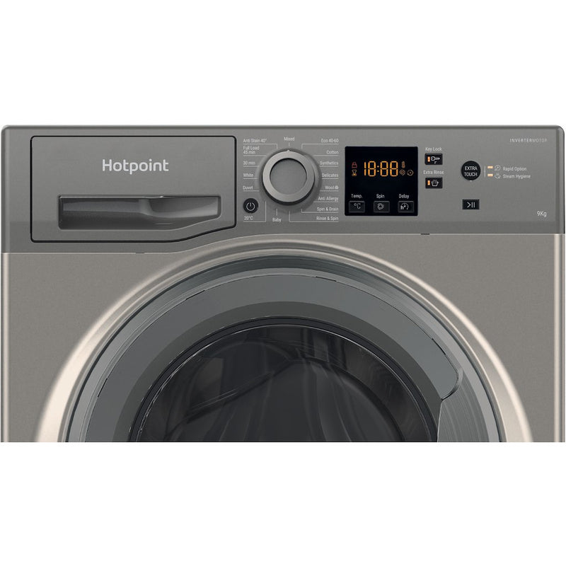 Hotpoint NSWF943CGGUKN 9kg Washing Machine - Graphite (Discontinued)