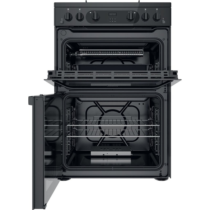Hotpoint HDM67G0CMB/UK Double Cooker - Black (Discontinued)