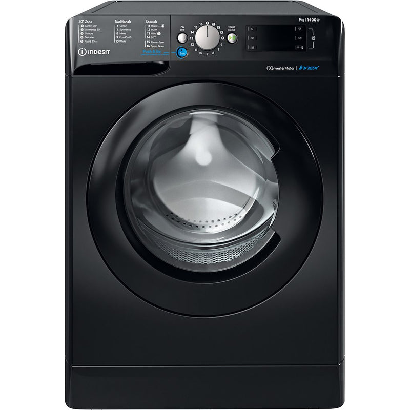Indesit BWE91496XKUKN 9kg Washing Machine - Black (Discontinued)