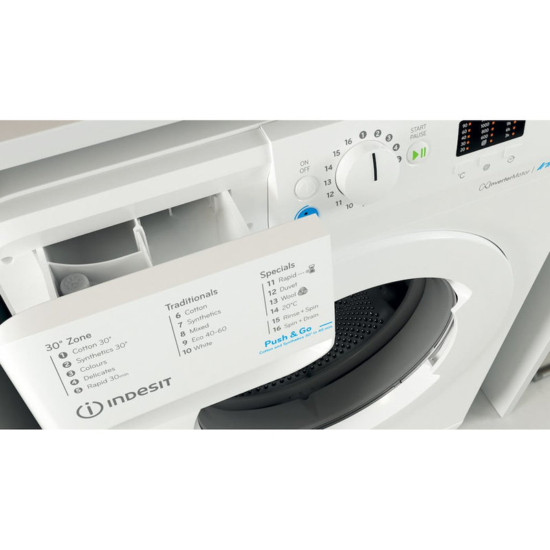 Indesit BWA 81485X W UK N Washing Machine - 8kg White (Discontinued)