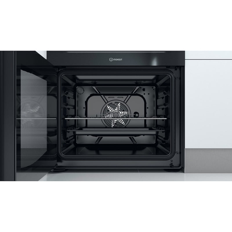 Indesit ID67V9KMB/UK Double Cooker - Black (Discontinued)