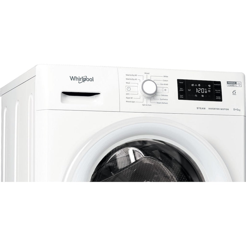 Whirlpool FWDG86148W UK N Washer Dryer 8+6kg 1400rpm - White (Discontinued)
