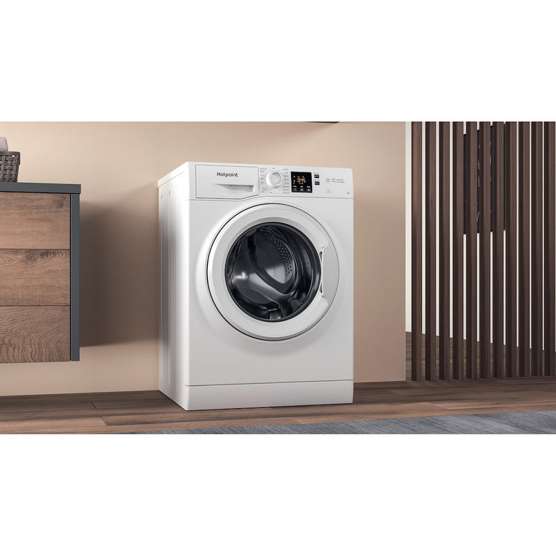 Hotpoint NSWF 743U W UK N Freestanding Front Load Washing Machine 7kg - 1400rpm (Discontinued)
