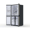 Hotpoint Active 4 Door HQ9 U1BL UK Fridge Freezer - Black Stainless Thumbnail