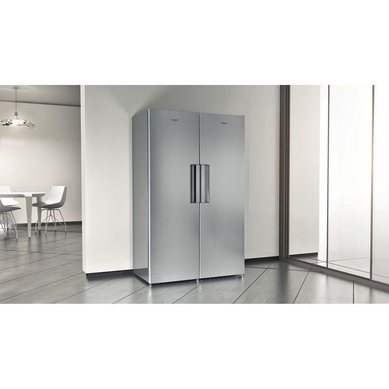 Whirlpool SW8 AM2C XARL 2 Larder Fridge 350L - Stainless Steel (Discontinued)