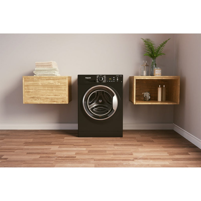 Hotpoint NM11945BCA UK N ActiveCare 9kg Front Load Washing Machine - Black (Discontinued)