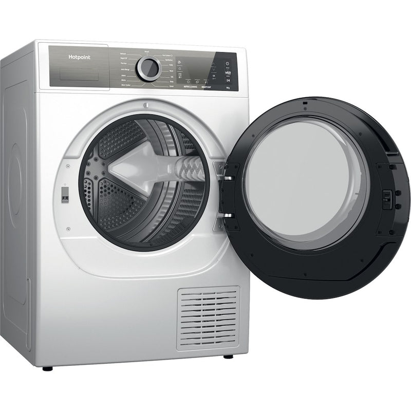 Hotpoint H8 D93WB UK Heat Pump 9kg Tumble Dryer - Freestanding White (Discontinued)