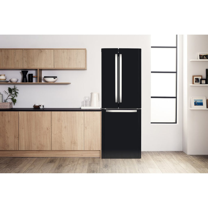 Hotpoint FFU3D K 1 Fridge Freezer - Black (Discontinued)